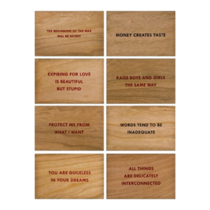 Truisms (Set of 8) byJenny Holzer