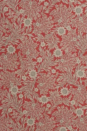 Coleton Floral Paprika Fabric - Sample