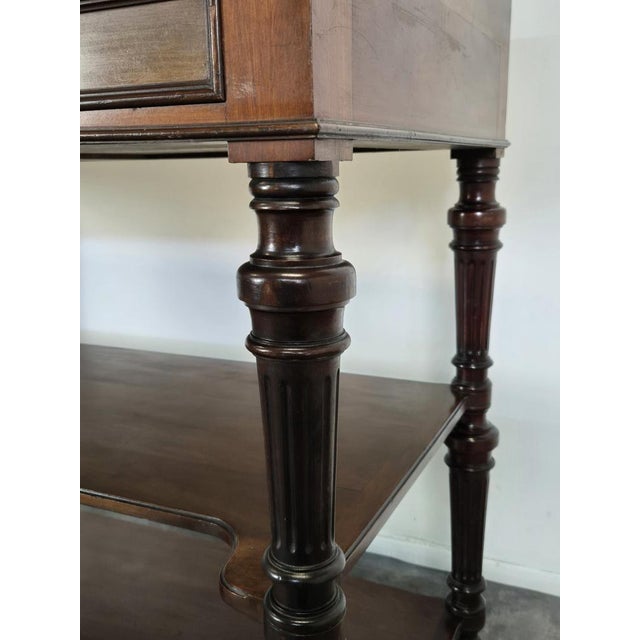 Wood Napoleon III Notary's Desk For Sale - Image 7 of 12