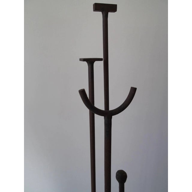 J. Jay McVicker Abstract Metal Welded Modern Art Sculpture, Circa 1960 For Sale - Image 10 of 11