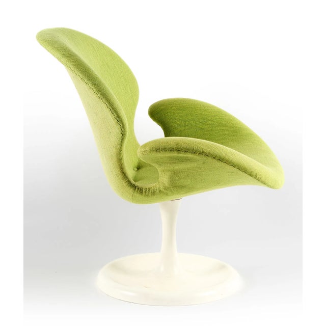 Exceptionally rare Danish modern "Orchidee" swivel armchair, Model 263, designed by Aage Egeriis in 1968 and manufactured...
