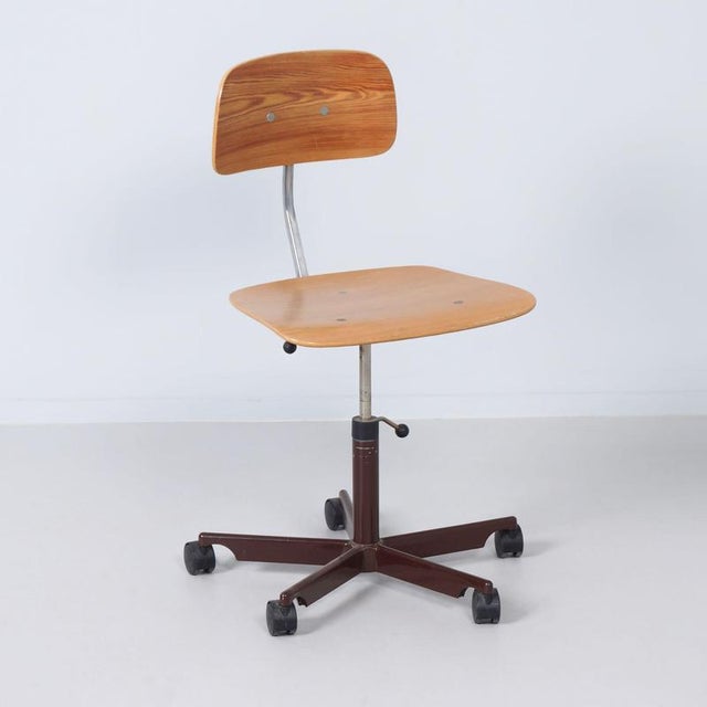 Kevi Office Chairs by Jørgen Rasmussen for Kevi A·S, 1970s, Set of 4 For Sale - Image 6 of 12