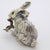 Italian Vintage Italian Handmade Genuine Silver & Brass Rabbit Bunny Figurine Miniature For Sale - Image 3 of 10