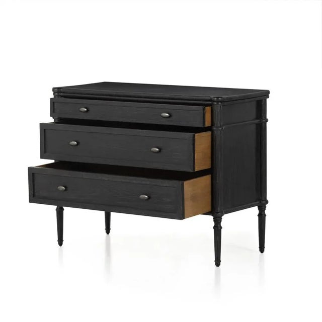 Black Four Hands Toulouse Chest, Distressed Black For Sale - Image 8 of 12