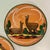 1950s Vintage Southwestern Folk Art Boho Chic Peruvian Terra Cotta Dinner Plates - Set of 5. For Sale - Image 9 of 11