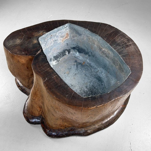 Antique Japanese Wooden Hibachi, 1890s For Sale - Image 4 of 18