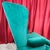 Emerald Scalamandre Wuthering Heights Emerald Green Velvet Upholstered Grandfather Chairs of Late 20th Century - 2 Available For Sale - Image 8 of 16