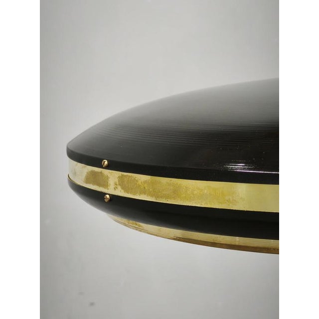1960s Space Age UFO Glass Pendant Light by Ludib Bratislava, Czechoslovakia, 1960s For Sale - Image 5 of 13