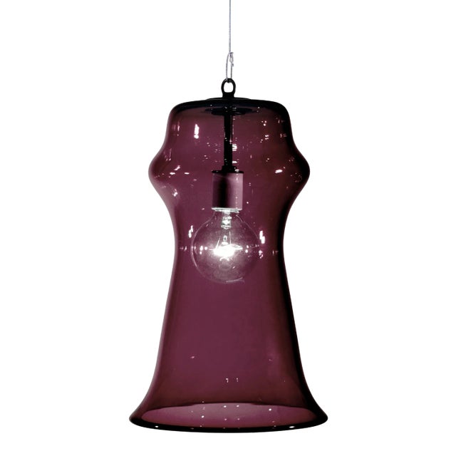 Orpheus Pendant Light from the Versuvius Collection in Lilac For Sale