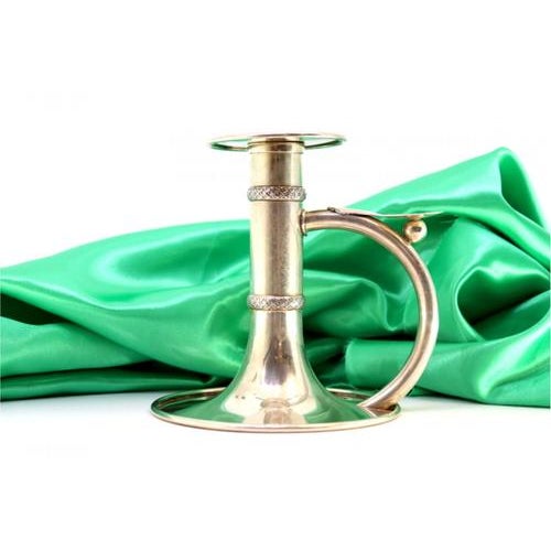 Silver Paddle with Two Raised Strips For Sale - Image 6 of 8