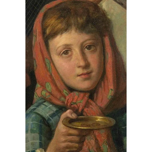 Niccolò Cecconi, The Little Concert (Concertino), Oil on Canvas, Late 19th Century For Sale - Image 3 of 6