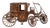 Vintage Cigarette Cart in Wood For Sale