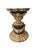 Vintage Solid Brass Swag Tassel Altar Pillar Candle Holder For Sale - Image 9 of 12