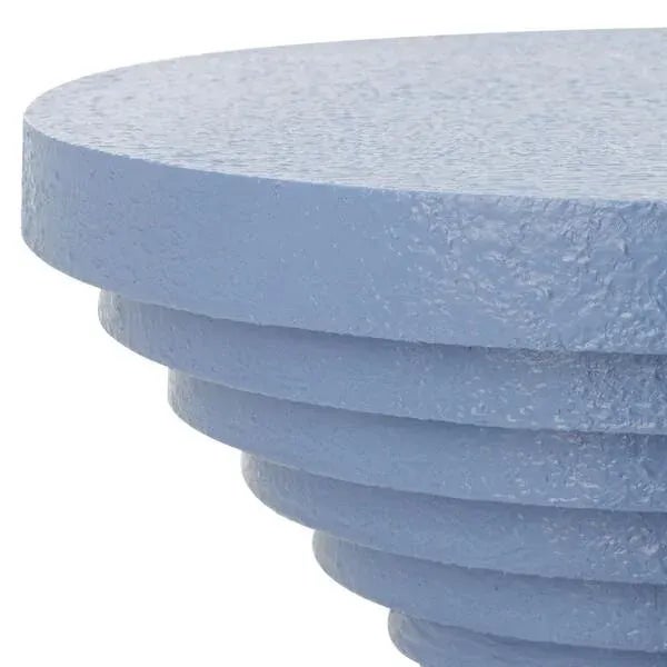 Safavieh Glynn Accent Table - Periwinkle For Sale - Image 4 of 8