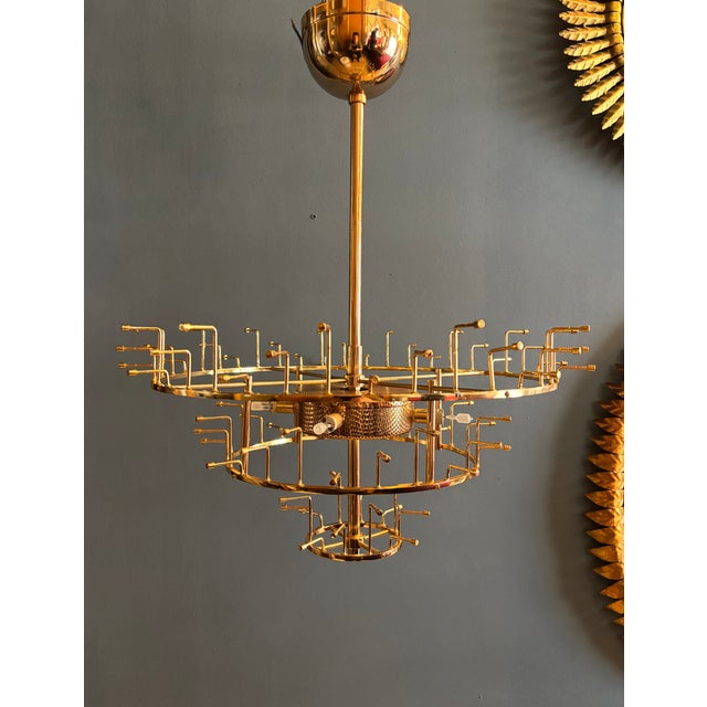 Cristal Triedri Murano Glass Chandelier by Venini For Sale - Image 11 of 18