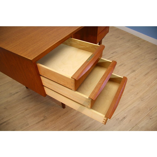 Danish Writing Desk in Teak, 1960s For Sale - Image 10 of 13