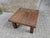This large and heavy square table is made during the 1970s of solid European oak. The design is simple and elegant, with a...
