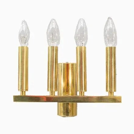 Gold Gilded Wall Lights, 1960s, Set of 2 For Sale - Image 8 of 8
