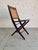Wood Folding Chairs in Vienna Straw, 1970s, Set of 6 For Sale - Image 7 of 18