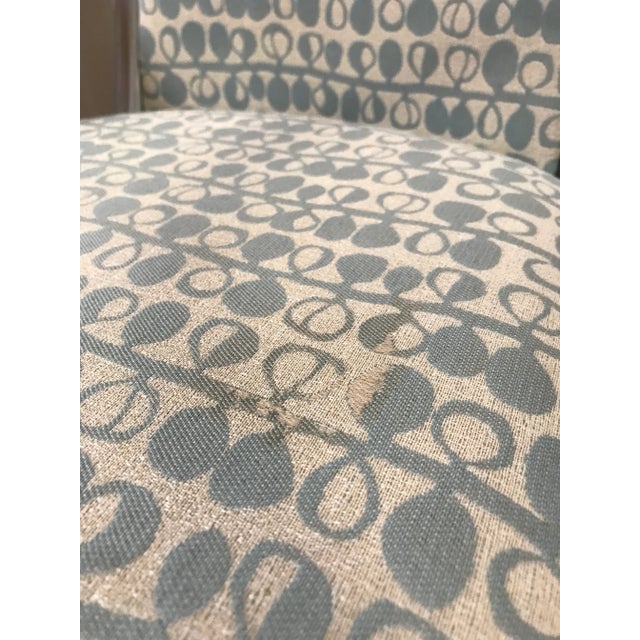 Cerulean 1990s Postmodern Italian Style Chairs - a Pair For Sale - Image 8 of 12