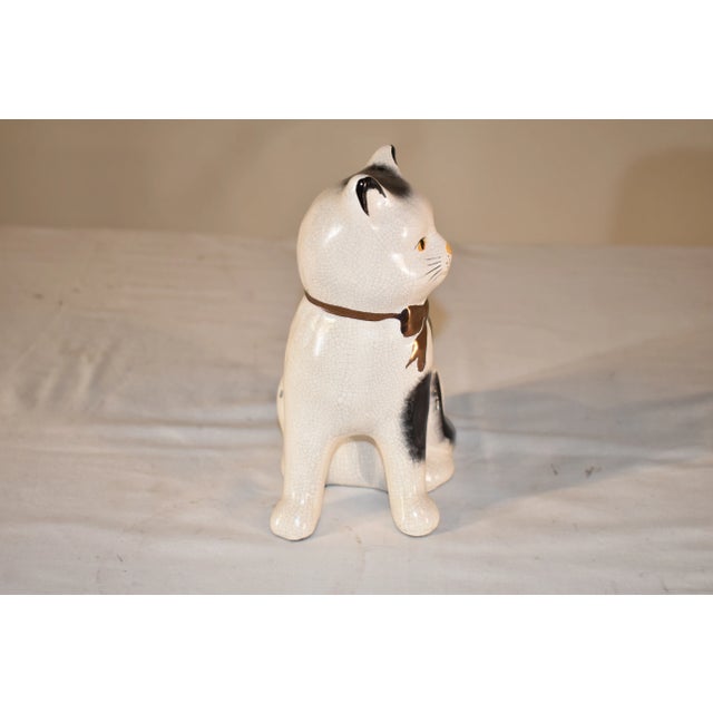 Staffordshire Cat Figure, Circa 1970 For Sale - Image 4 of 8
