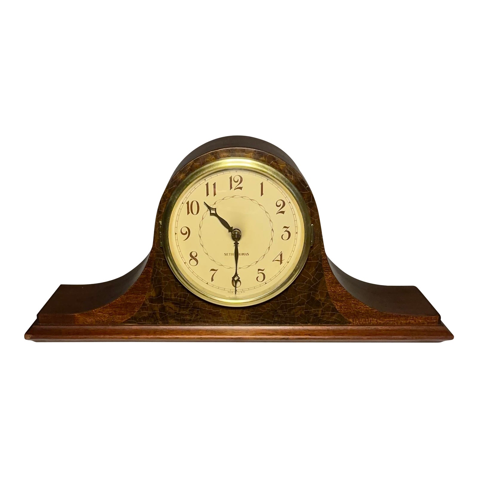 1940s Seth Thomas Mantle Electric Working Clock Staunton 2e Model 