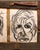 Alex Beard, Donna Librea, Mixed Media Wall Hanging Drawing For Sale - Image 4 of 6