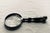 1980s Aesthetic Movement Style Silverplate & Glass Magnifying Glass For Sale - Image 5 of 8
