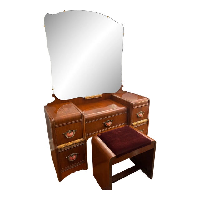 Waterfall vanity stool cheap