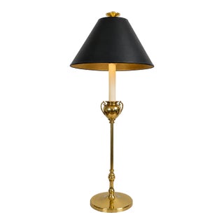 Neo Classical Mid centuryGreek Hellenic Brass Urn Table Lamp For Sale