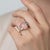 Rose Quartz Multicolor Ring in 14k Gold, Size 7.5 For Sale - Image 6 of 12