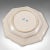 White 1900's Antique Japanese Ceramic Octagonal Serving Plate For Sale - Image 8 of 8