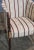 Late 20th Century Pair of Southwood Sheraton Tub Arm Chair Mahogany Frame Burl Maple Inlays Silk Fabric For Sale In Cleveland - Image 6 of 12