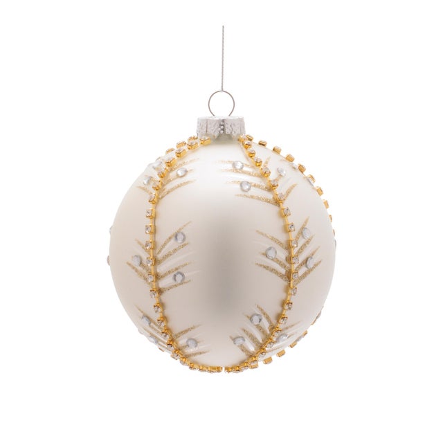 Contemporary Glass Ornament Set (Set of 6) For Sale - Image 3 of 5