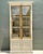 Farmhouse Vintage Distressed Wood and Glass Tall Cabinet For Sale - Image 3 of 14