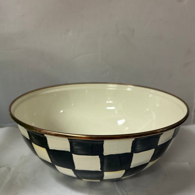 2000 - 2009 Mackenzie-Childs Round Metal Bowl For Sale - Image 5 of 6