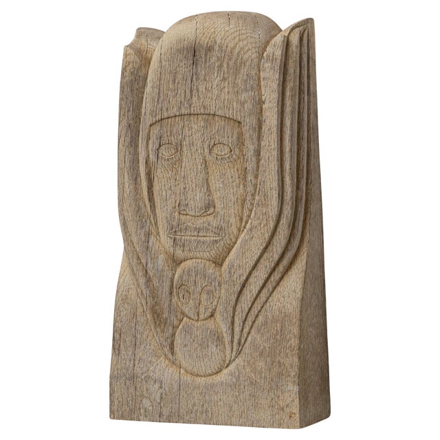Beige 20th Century Belgian Oak Carved Wall Art For Sale - Image 8 of 18