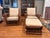 1940s Roosevelt Chairs and Ottoman For Sale - Image 15 of 15