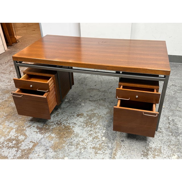 Georges Frydman for Efa Executive Desk, Circa 1960's For Sale - Image 4 of 12
