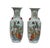 Pair Chinese Famille Rose People Graphic Tall Porcelain Art Vases For Sale - Image 4 of 8