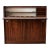 Vintage Rosewood Danish Modern Dry Bar Credenza Cabinet For Sale