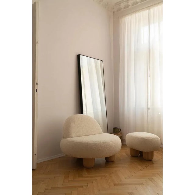 Object 049 Graphite Pouf by NG Design For Sale - Image 9 of 13