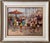 Jean Boissin Mid-Century Impressionist Style Oil Painting Carnival Scene in France For Sale - Image 15 of 15
