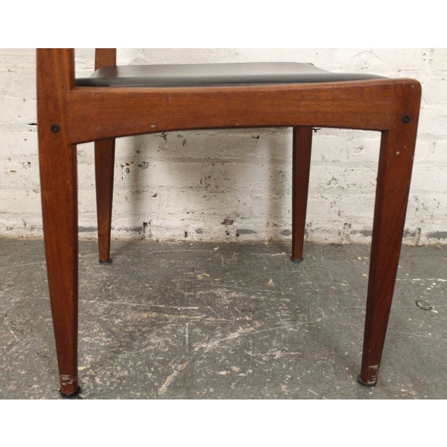 Mid 20th Century Set of Six Teak Chairs Attributed to Bramin Mobler - Made in Denmark For Sale - Image 9 of 13