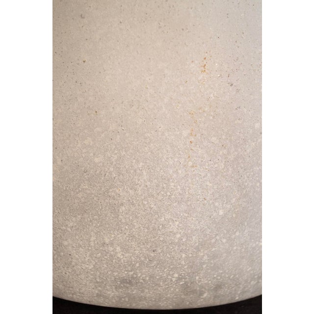 White Scavo Glass Vase from Seguso, Murano, 1960s For Sale - Image 4 of 7