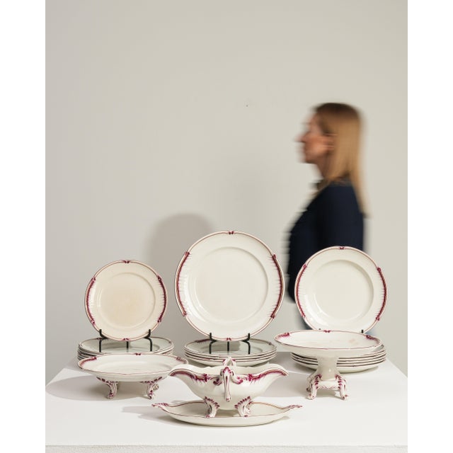 1900 - 1909 France White Porcelain Dinnerware Set For Sale In Greensboro - Image 6 of 18
