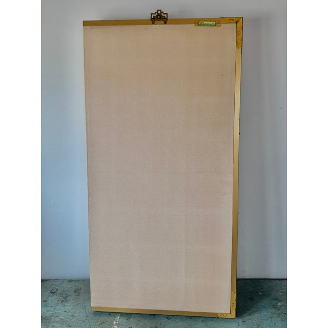 Vintage Japanese 4-Panel Byobu Screen "Morning Clouds at Mount Penglai" - For Sale - Image 14 of 17