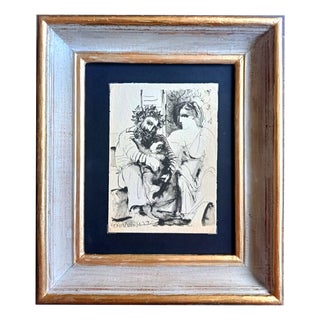 Pablo Picasso, Family Scene, 1967, Lithograph For Sale