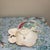 Mid-Century Modern California Style Ceramic Hibiscus Trinket Dish in Soft Peach For Sale In Minneapolis - Image 6 of 8