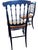 Pair of Ebonized Victorian Chairs With Original Striped Upholstery, Circa 1860–1890 For Sale - Image 4 of 4